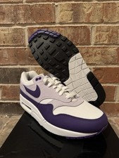 New 9.5 Nike Air Max 1 SC Field Purple Football Grey White DZ4549-101 Men