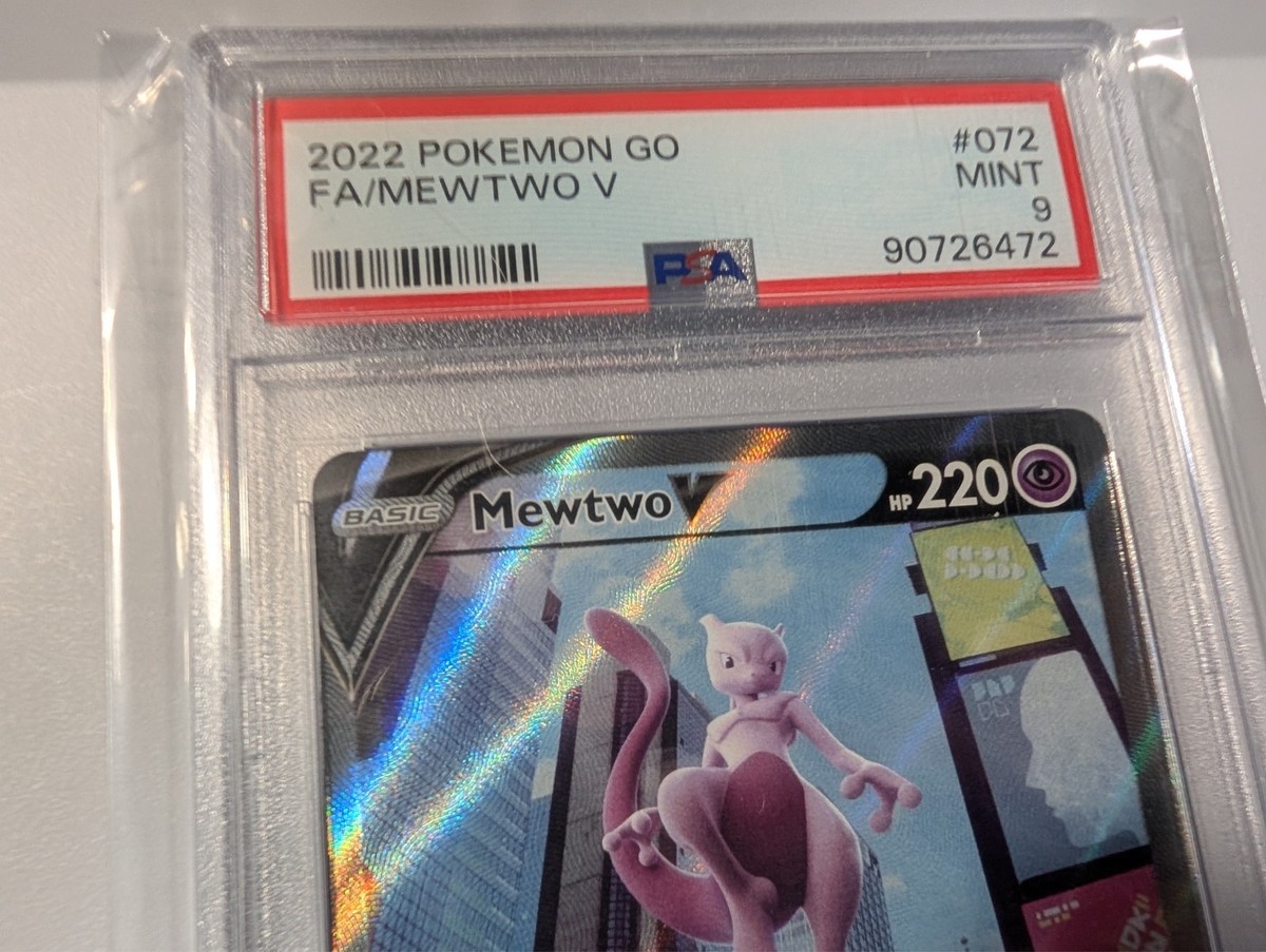 Mewtwo V (Alternate Full Art) 072/078 Pokémon GO Holo for