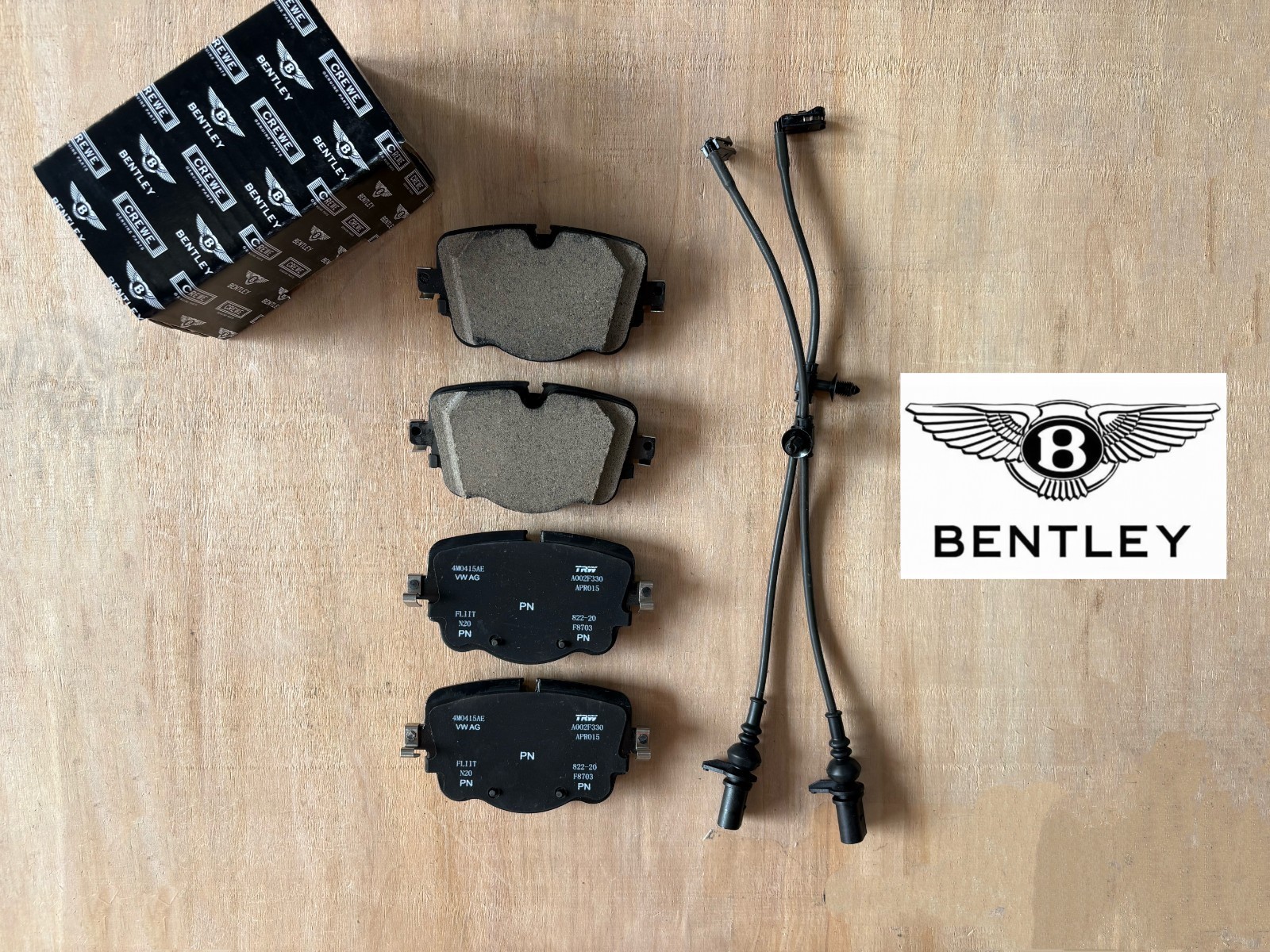 OEM GENUINE 2016-2023 Bentley Bentayga 3/4/6.0L front rear brake pads and rotors