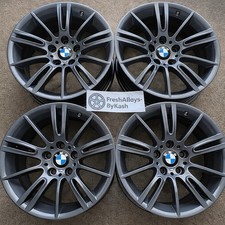 BMW 18” MV3 Genuine Staggered Alloy Wheels Powder- E46 E90 E91 E92 E93:  (GREY)