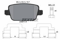 Textar Bremsbelagsatz Scheibenbremse Q+ 2453703 FüR Ford MAX Mondeo Kuga Galaxy