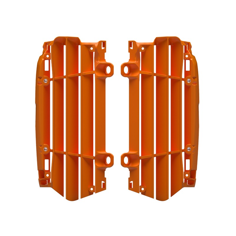 Cache radiateur Polisport ouïe plastique de protection motocross enduro