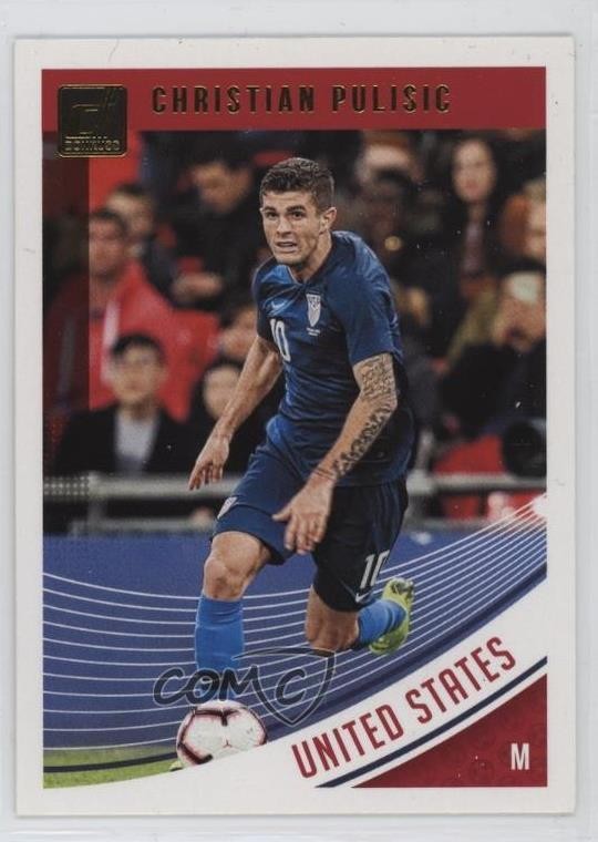 2018-19 Panini Donruss Christian Pulisic #170 1em1