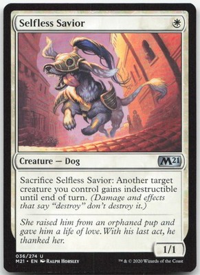 Selfless Savior [M21 - 36] NM Magic Uncommon EN