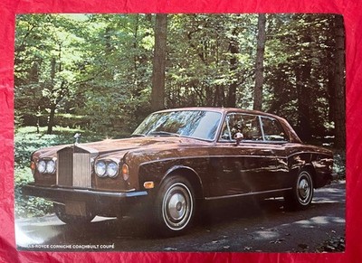 1975 Rolls Royce - ''CORNICHE COACHBUILT'' - Original Car Photo / Brochure