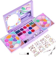 Kids Makeup Kit for Girls Real Washable Cosmetic 3 Year Girl Birthday Gifts