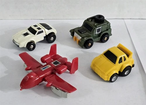 B-251 VINTAGE 1980'S HASBRO G1 TRANSFORMERS AUTOBOT MINI VEHICLES LOT