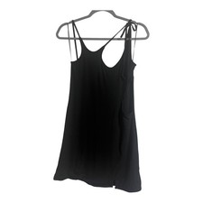 Urban Outfitters Black Stretch Cutout Halter Dress Size Medium NWOT