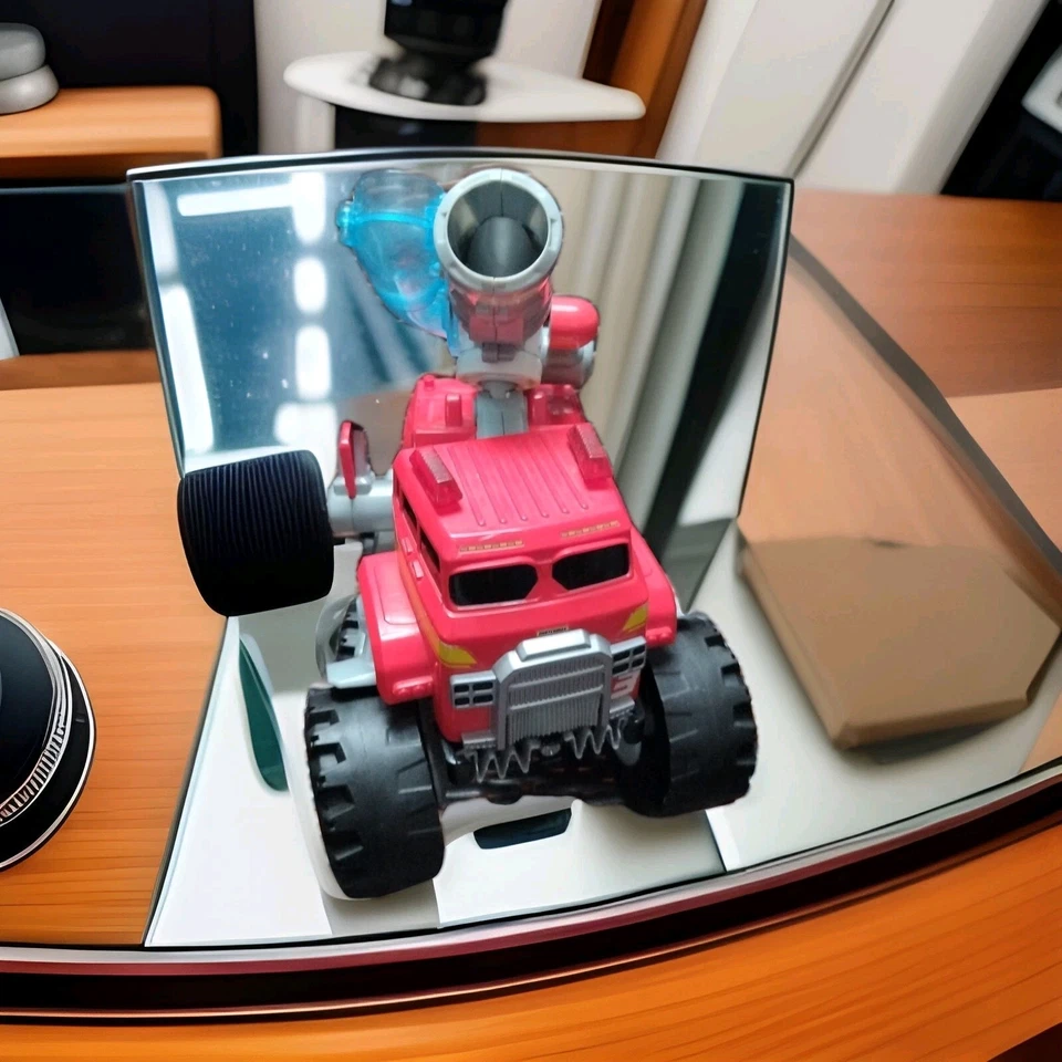 火柴盒 Big Rig Buddies Smokey the Fire Truck 会说话的互动变压器 2 — 第 3/4 张图片