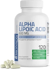 Alpha Lipoic Acid 600 MG Free Radical Scavenger Supports Antioxidant Health -...