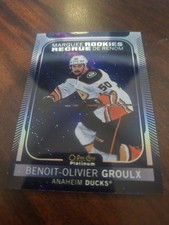 2021-22 O-Pee-Chee Platinum Cosmic Marquee Rookies Benoit-Olivier Groulx 26/65