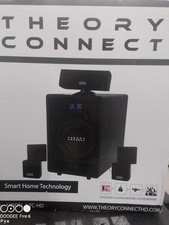 Theory Connect 2000w 6.1 Speaker Setup W/500w Sub Smart Home Speaker System
