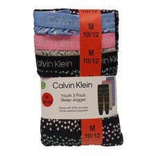 Calvin Klein Youth 3-Pack Sleep Jogger - Medium 10/12 