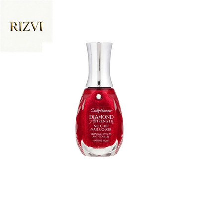 Sally Hansen Diamond Strength No Chip Nail Polish, Red Velvet, 0.45 fl oz