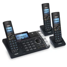 VTech DS6251-3 2-Line DECT 6.0 Cordless Phone System with Digital Answering