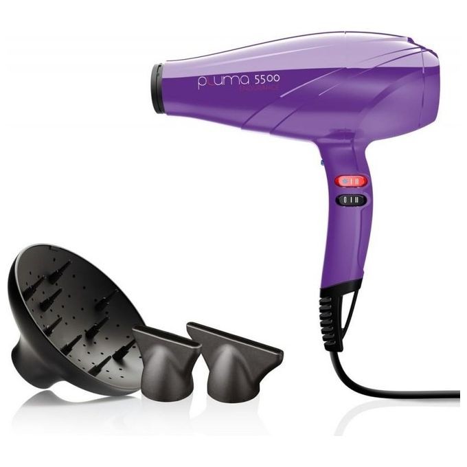 Phon Professionale GA.MA Pluma 5500 Viola 2400W | Motore AC Italiano