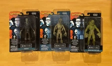 BendyFigs Universal Monsters Lot Frankenstein, Creature of Black Lagoon, & Mummy