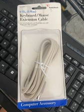 6FT Keyboard Mouse Extension Cable MiniDin6 Male to Female PS2