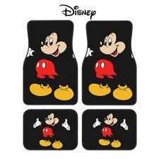 4PCS Universal car floor mats Cute cartoon floor mats dirt-resistant carpet