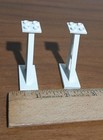 LEGO Support 2 x 4 x 5 Stanchion Inclined 5mm Wide Posts #4476b 2 PC Soccer Goal — photo 2