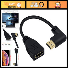 8K HDMI Extension Cable 90 Degree Right Angle Male to Female Adapter 48Gbps 0.5f