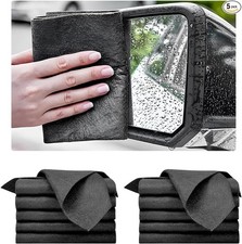 10" 8" Thickened Reusable Microfiber Cleaning Cloths, 10-Pack for Streak-Free P