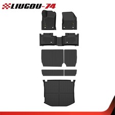 Floor Mats Trunk Cargo Liner Backrest Mats Fit For 2011-2021 Jeep Grand Cherokee