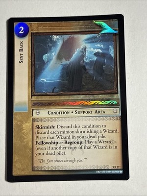 Lord Of The Rings CCG Card Game: Sent Back Foil Card 9R27