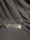 Vintage PYREX Clear Glass Bread Loaf Pan #214 Made In The USA