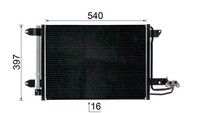 Mahle Kondensator Klimaanlage Mit Trockner FüR VW Golf VI 5K1 1K1 Audi A3