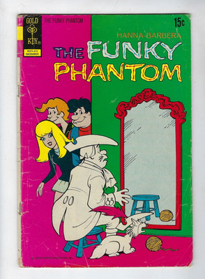 The Funky Phantom # 4 Gold Key Comics Bronze Age (Dec 1972) GDVG