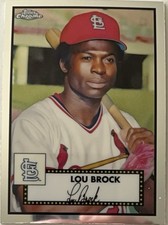2021 Topps Chrome Platinum Anniversary - Lou Brock #630