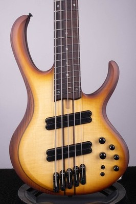 Ibanez BTB Workshop Multi-scale 5-string Electric Bass - Natural Browned Burst