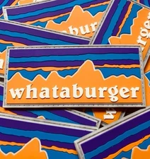 Whataburger "Whatagonia" style patch. 