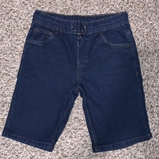 Nautica Boys' Pull-On Stretch Blue Denim Shorts Sz Large