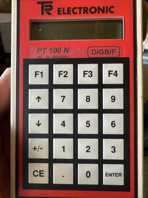 TR Electronic Programmierterminal  PT 100 N 480-00001 PT100N