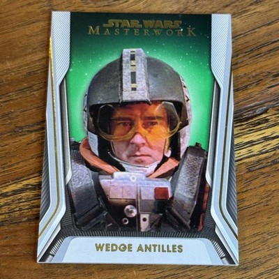 Wedge Antilles 2021 Topps Star Wars Masterwork GREEN 78/99 Parallel Card #98