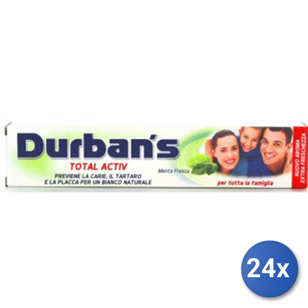 24x Bundle Durban'S Dentifricio 75 Ml. Activ