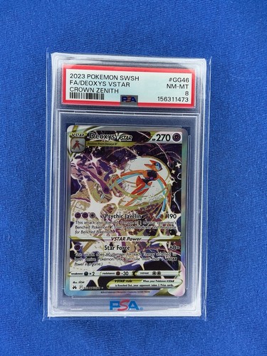 Deoxys VSTAR graded PSA 8 for sale on eBay