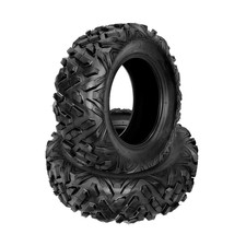 Set of 2 25x8-12 6PR ATV UTV Tires All Terrain Tubeless Off-Road Tires,Mud