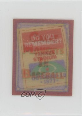 1988 Score Do You Remember? Inserts Reggie Jackson #19 HOF 0e3u