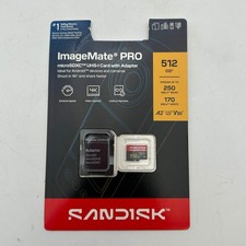512GB SanDisk ImageMate PRO microSDXC UHS-I Card - New in Box