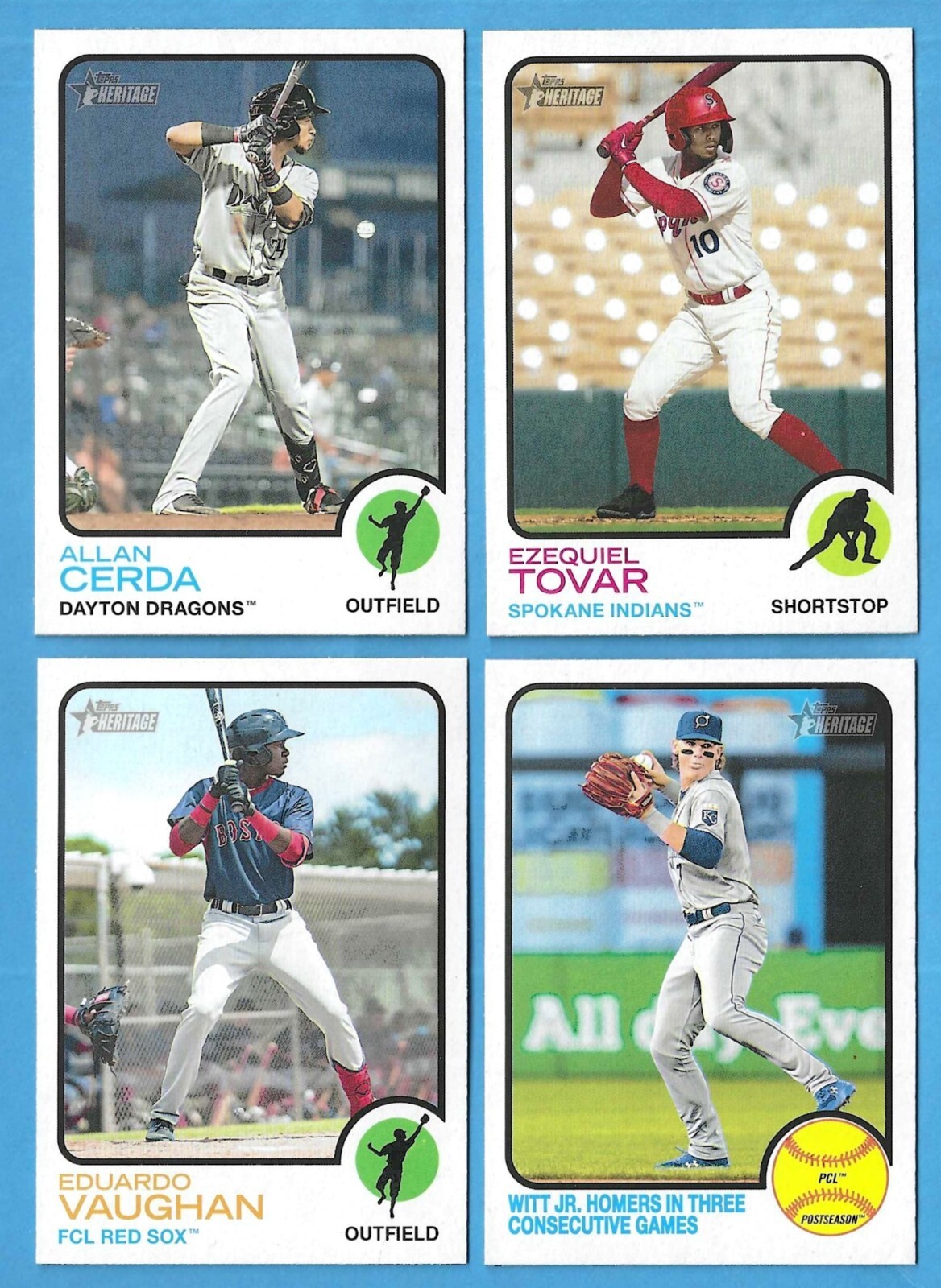 2022 Topps Heritage Minors - You Pick 'Em