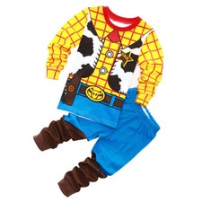 New Toy Story Woody boys Pyjamas kids sleepwear 100 cotton tshirt top pajamas