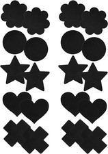 Pasties Nipple Covers Disposable Breast Pasties Self-Adhesive Nipple Breast Cove