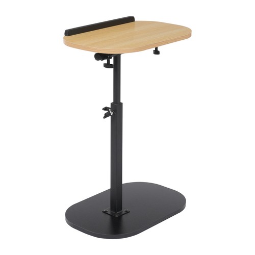 C-shaped Side Table Small Coffee Table Height Adjustable Bed Sofa Side Table - Picture 13 of 21