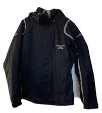 Descente Black Ski Jacket Vail Hockey China 2006 North American Ski Passport