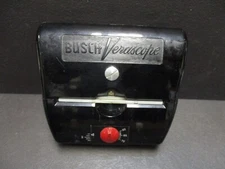 Busch Verascope stereo viewer clean & operating with batteries Bakelite material
