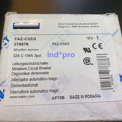 1PCS New FAZ-C32/3 Circuit Breaker 32A 3P #A6-31