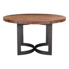Moe's Home Collection Bent Round Dining Table 54In